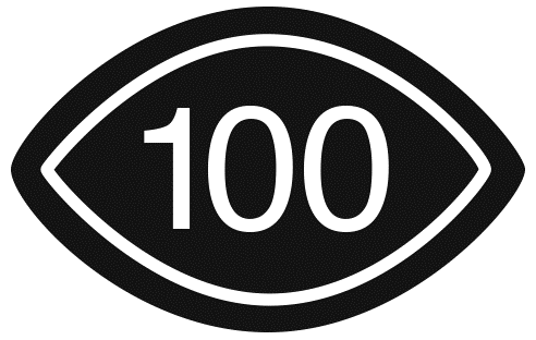 Visual Content rated 100 symbol