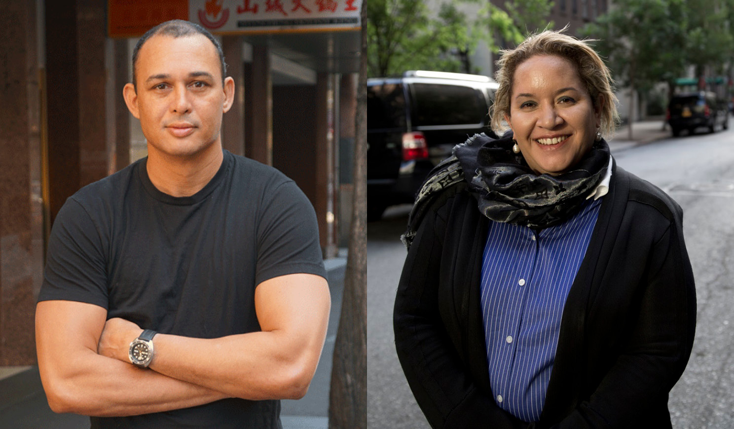 Thomas Mayor and Megan Davis